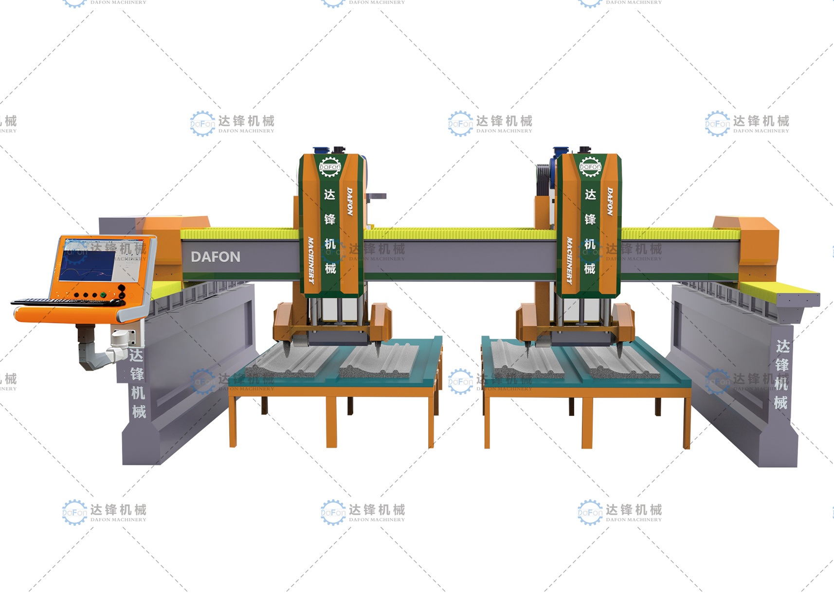 雙頭數(shù)控仿型機